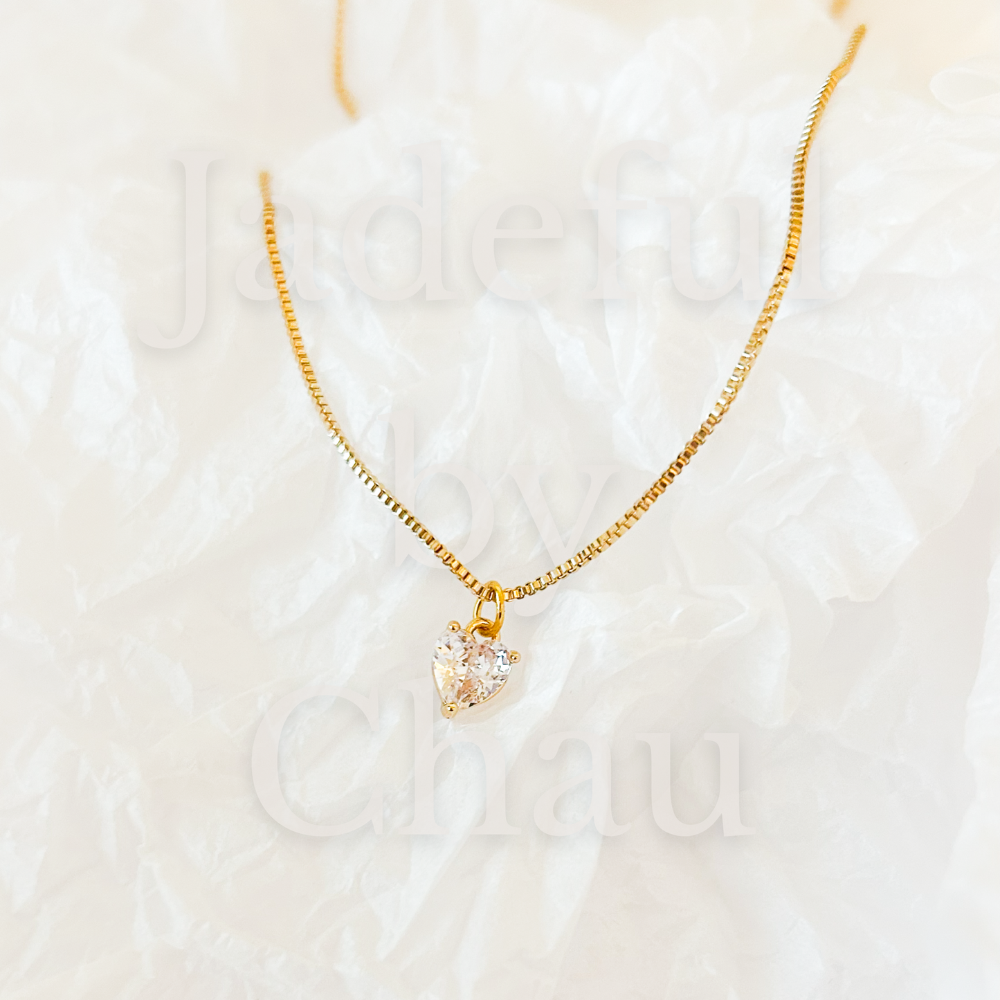BRILLIA HEART Halskette – Gold