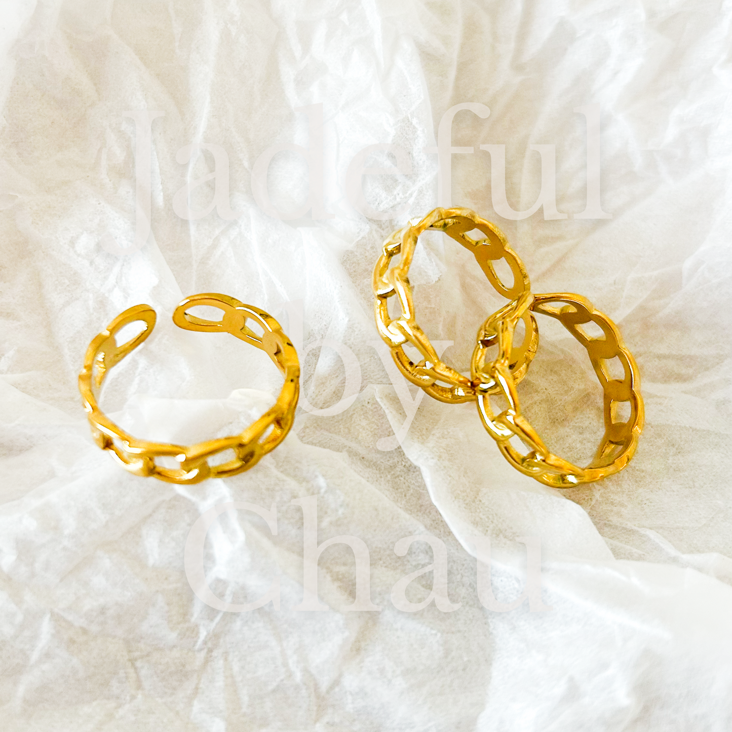 CHAINED Ring – Gold