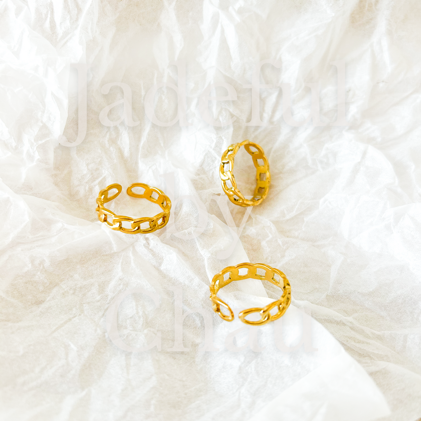 CHAINED Ring – Gold