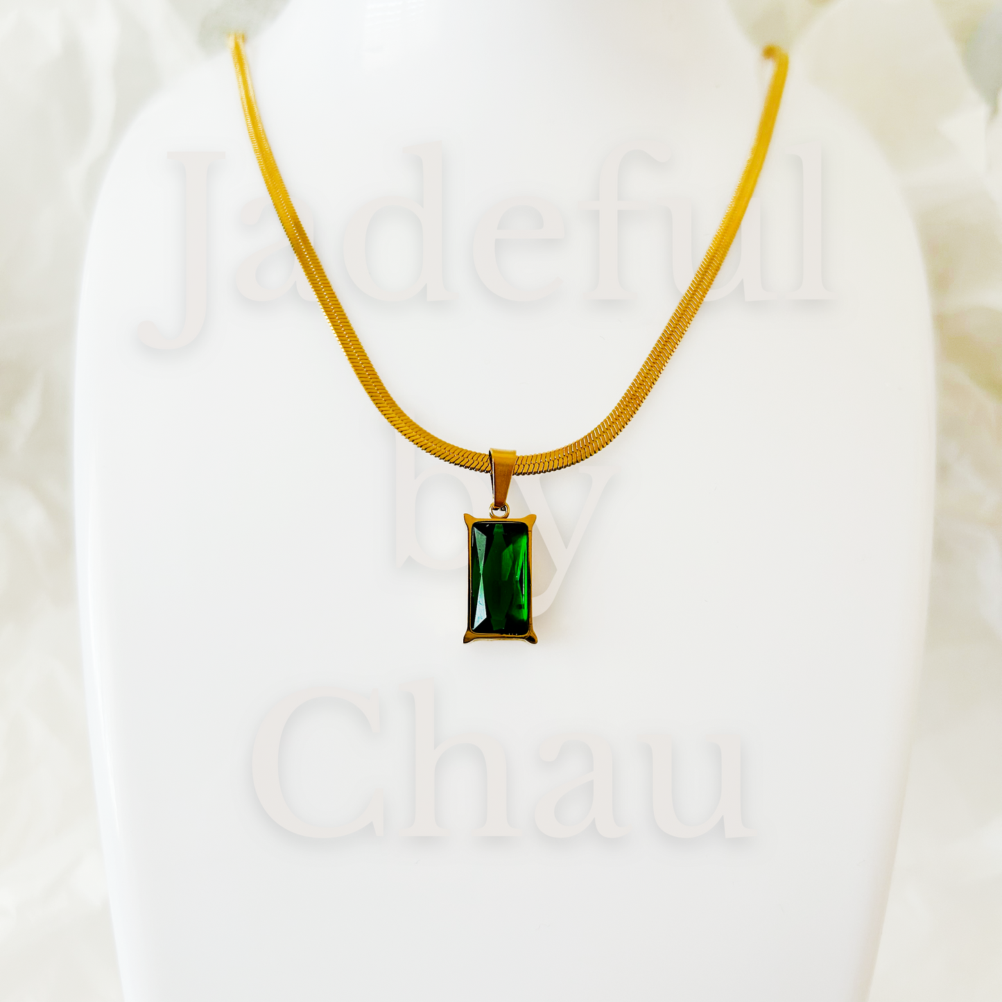 EMERALD Halskette – Gold