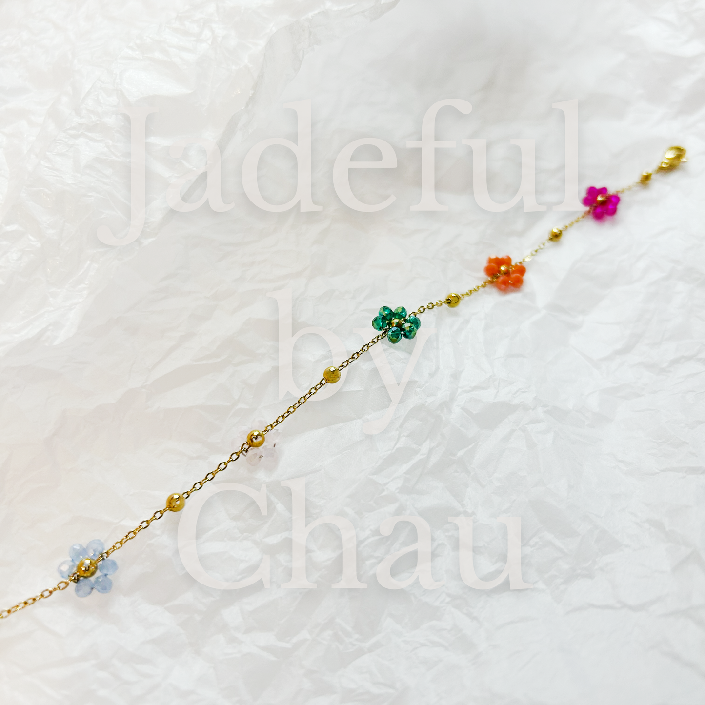 FLOWER Armkette – Gold