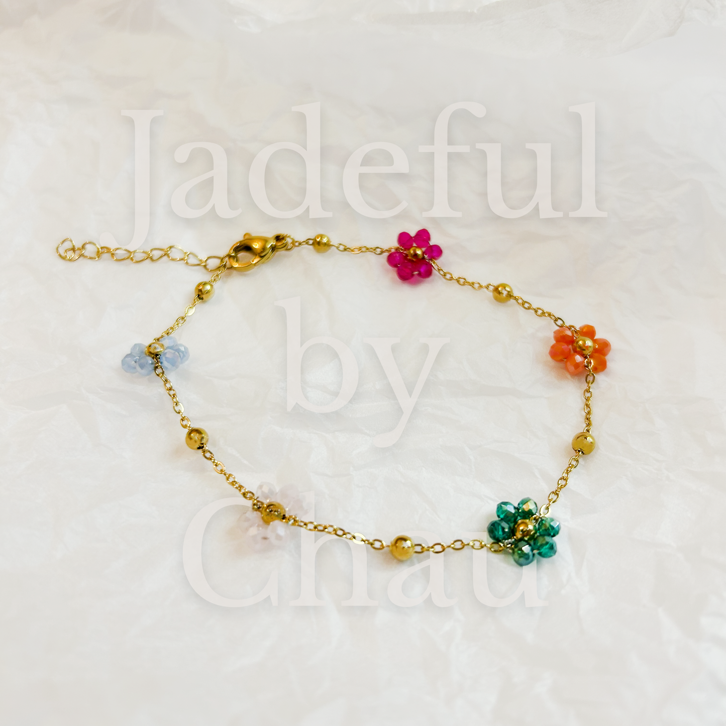 FLOWER Armkette – Gold