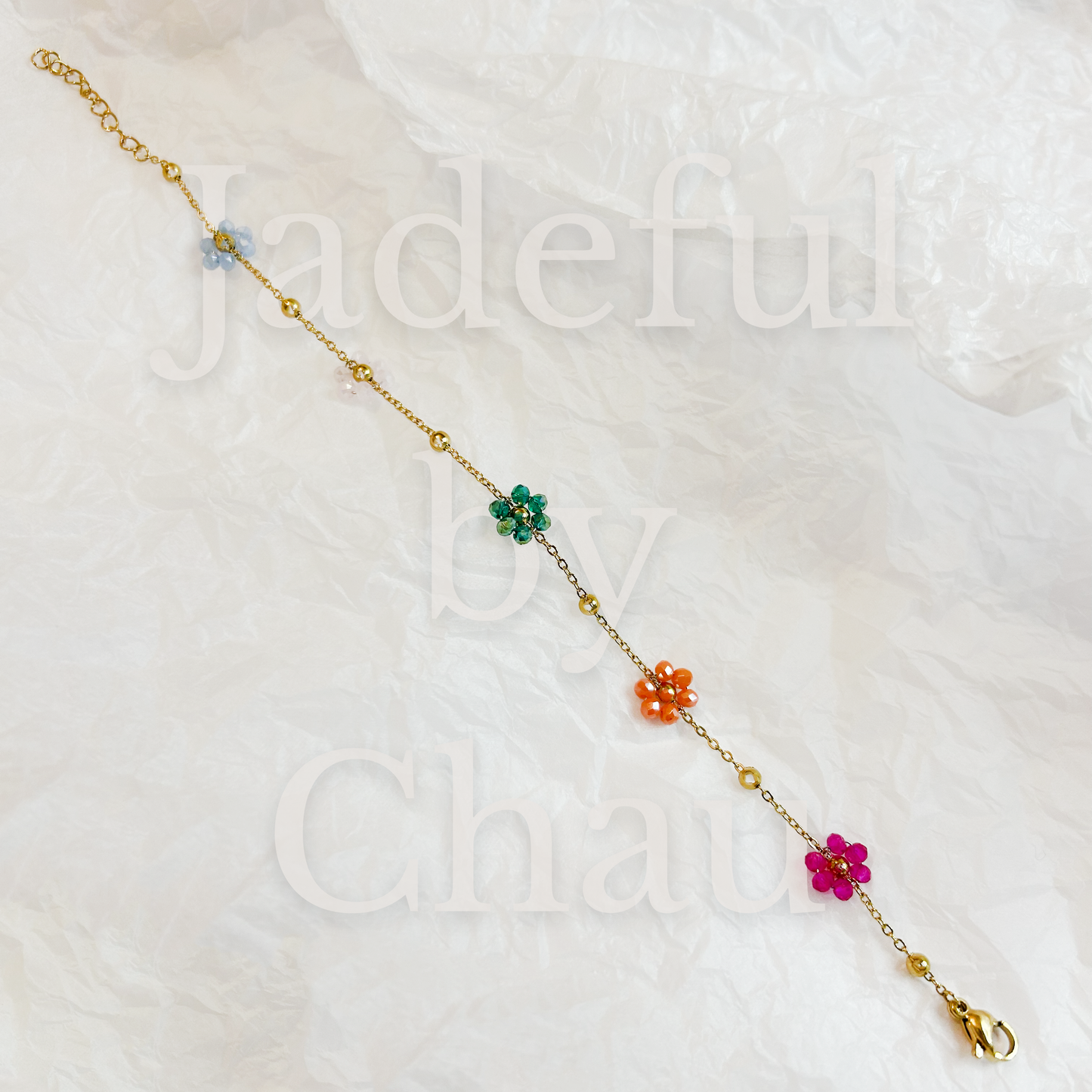 FLOWER Armkette – Gold