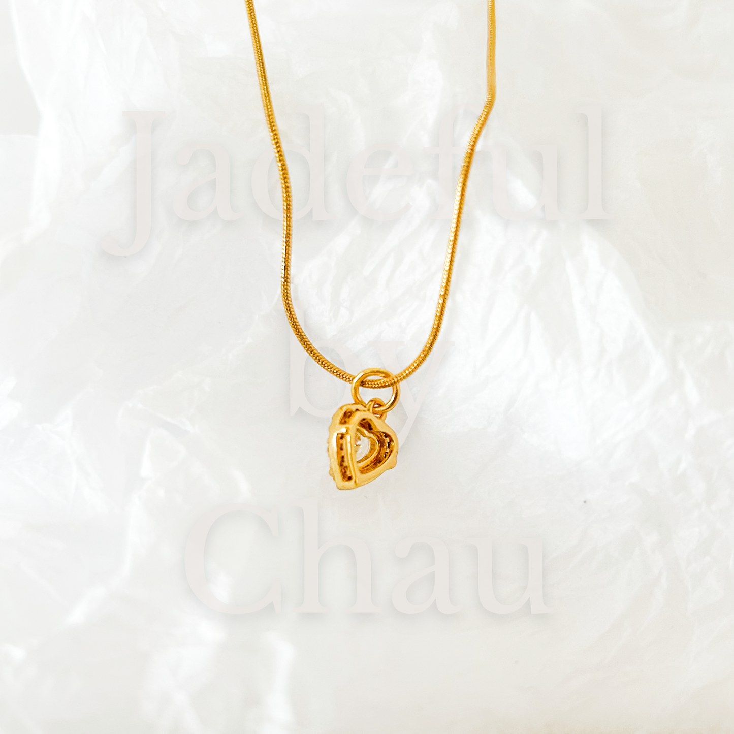 FROSTLUME HEART Halskette – Gold