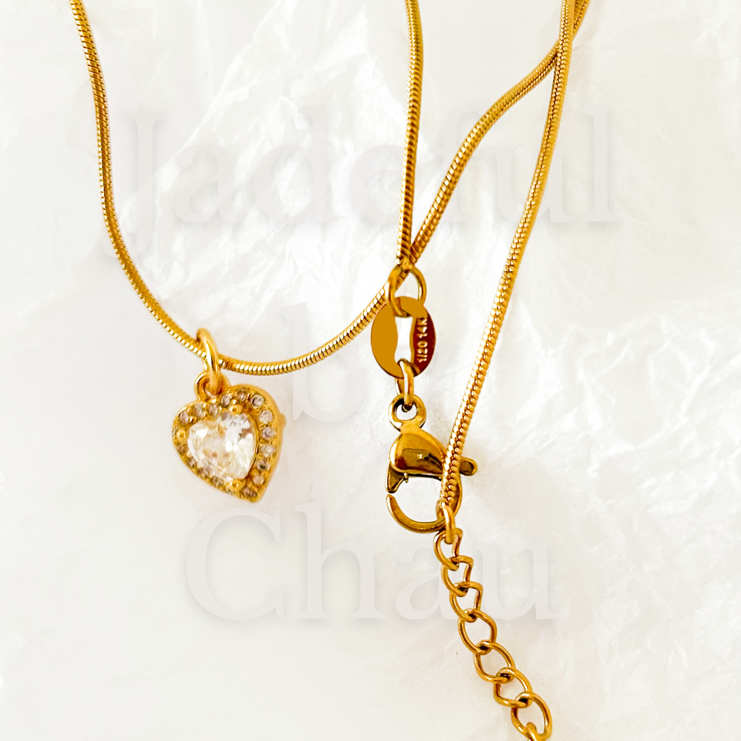 FROSTLUME HEART Halskette – Gold
