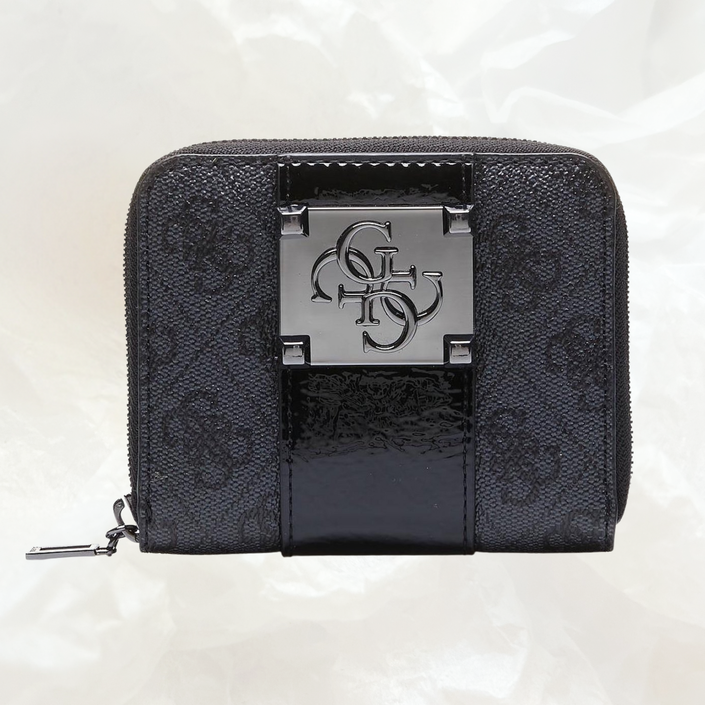 GUESS City Logo Portemonnaie Geldbörse SMALL – coal grau