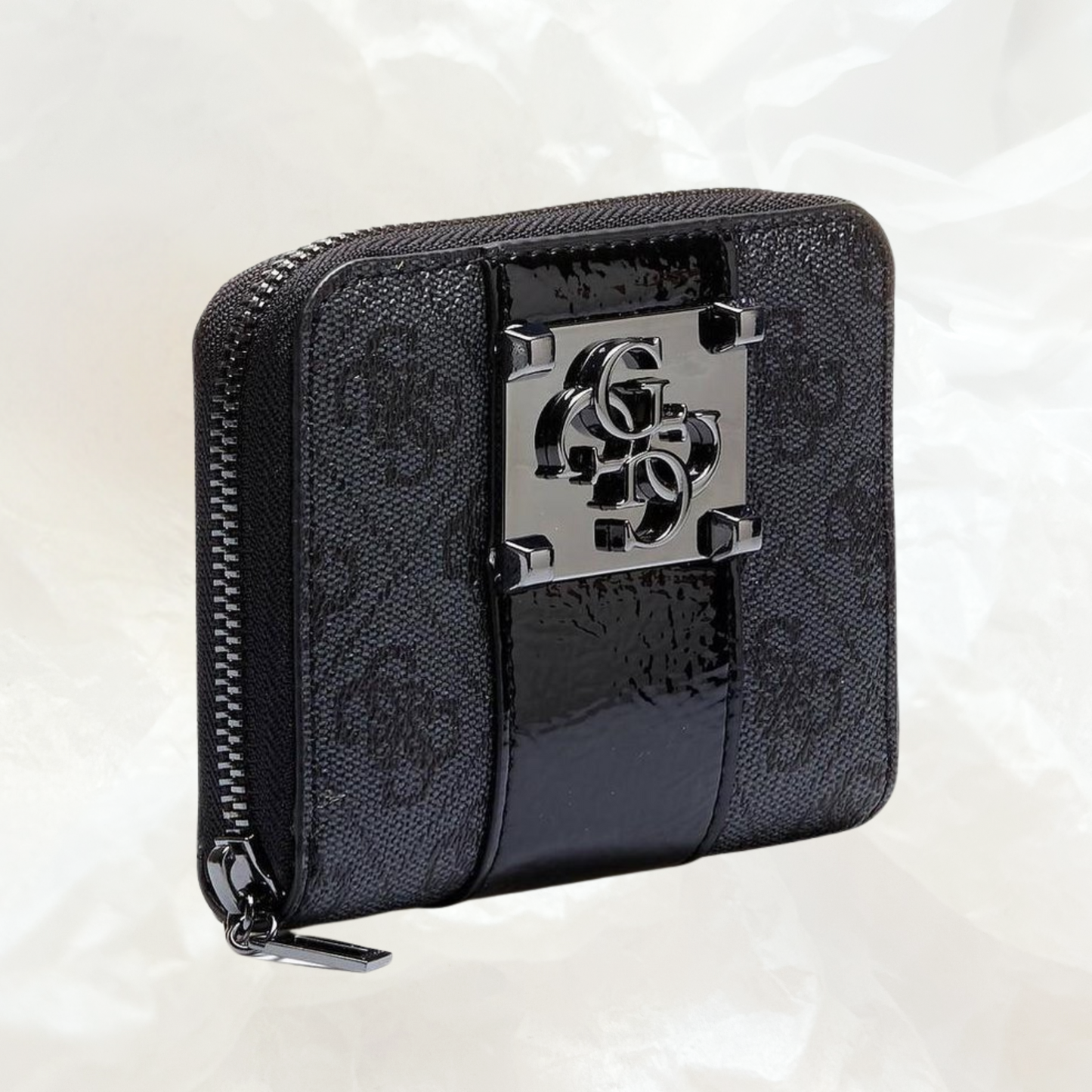GUESS City Logo Portemonnaie Geldbörse SMALL – coal grau
