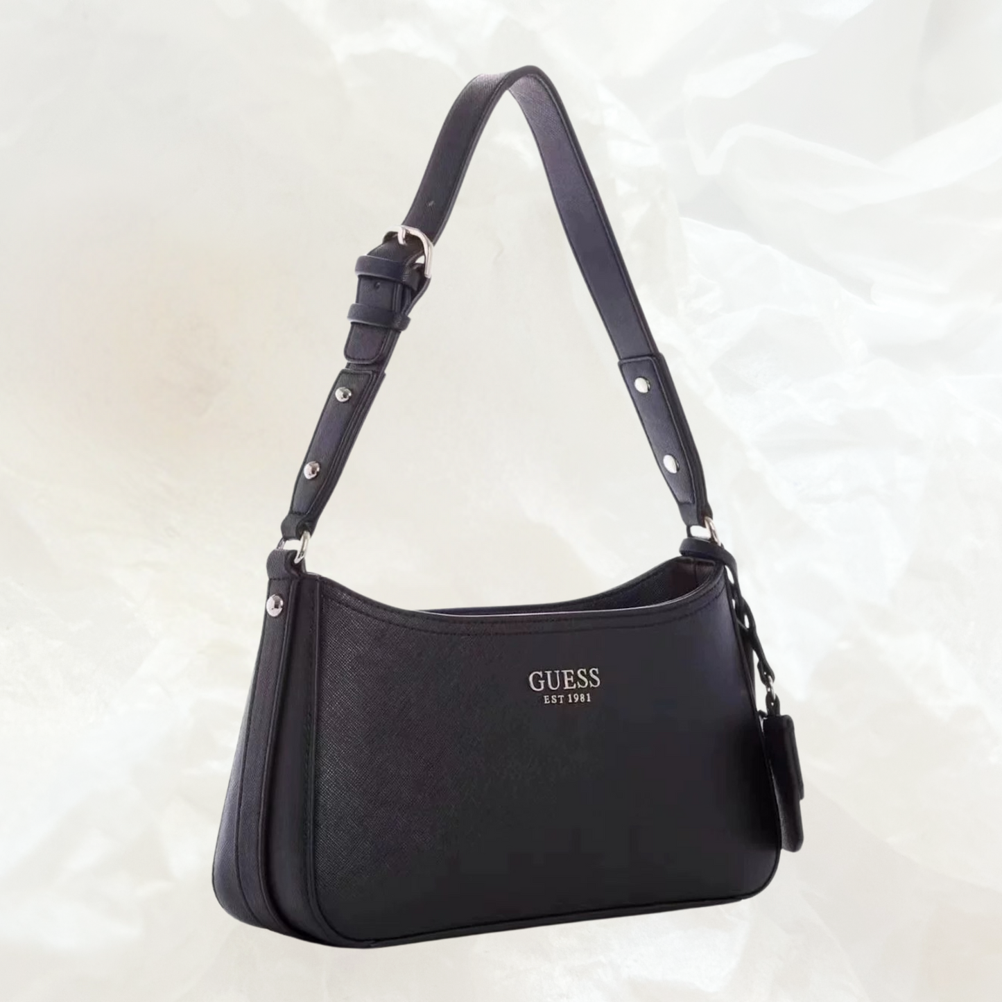 GUESS Georgiana Shoulder Bag Handtasche – black schwarz