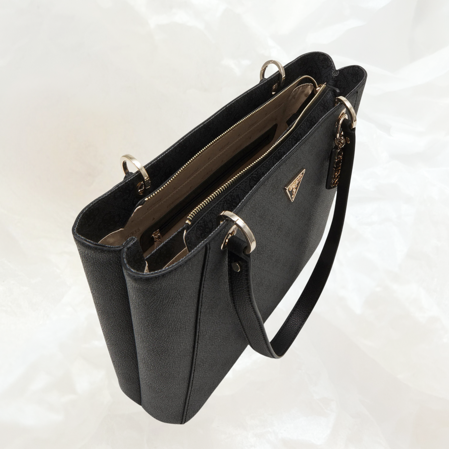 GUESS Noelle Shopper Tote Bag Handtasche – coal grau