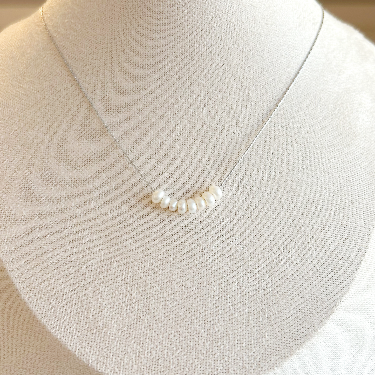 GLISSANDO PEARL Halskette – Silber