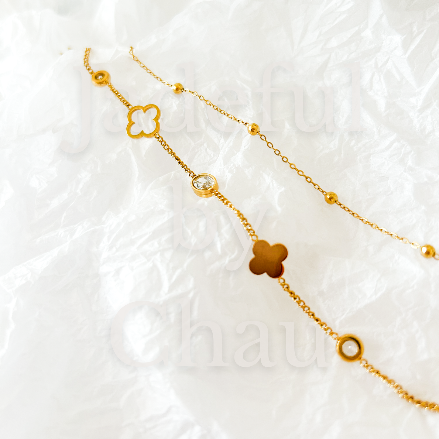 LUCKY GLEAM Armkette – Gold