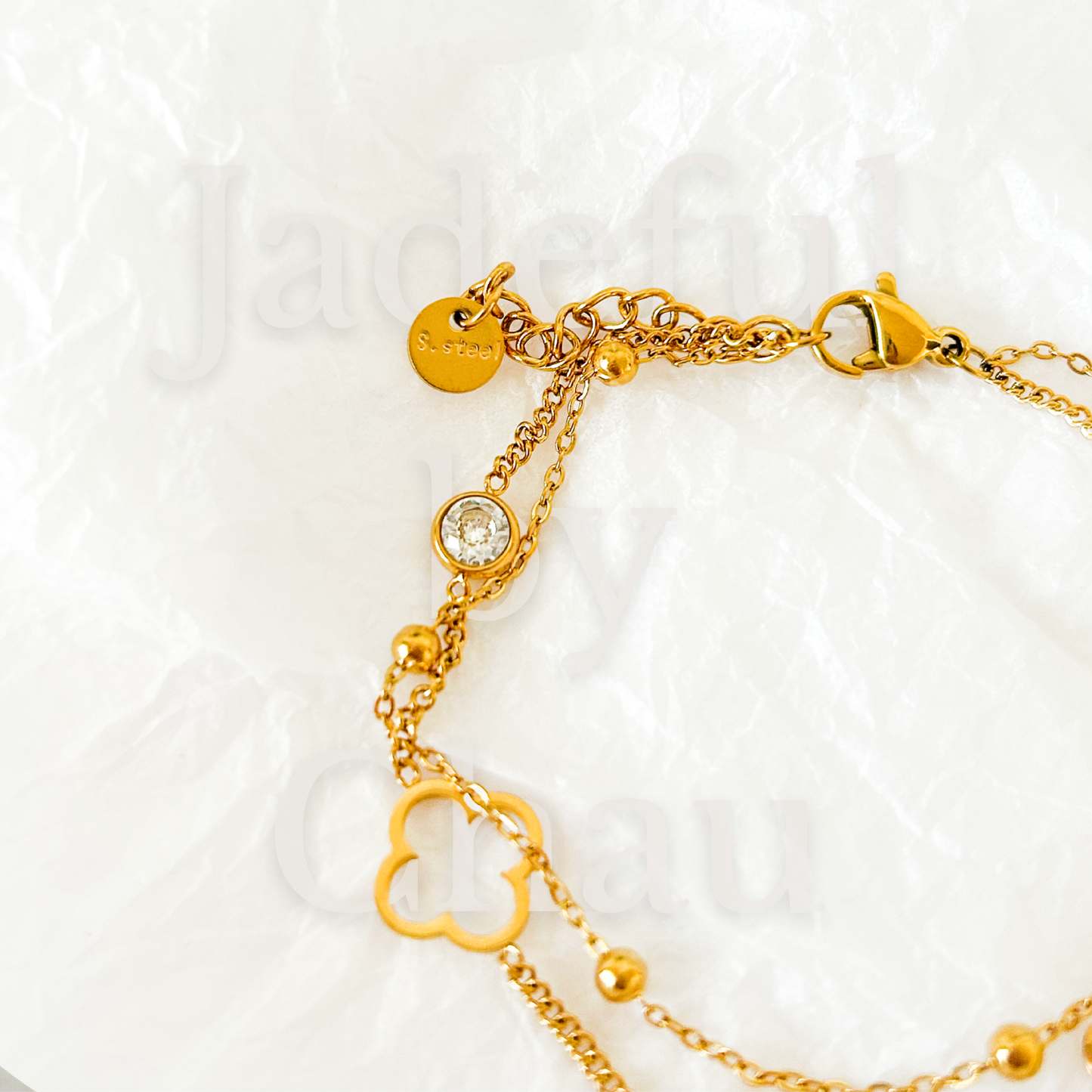 LUCKY GLEAM Armkette – Gold