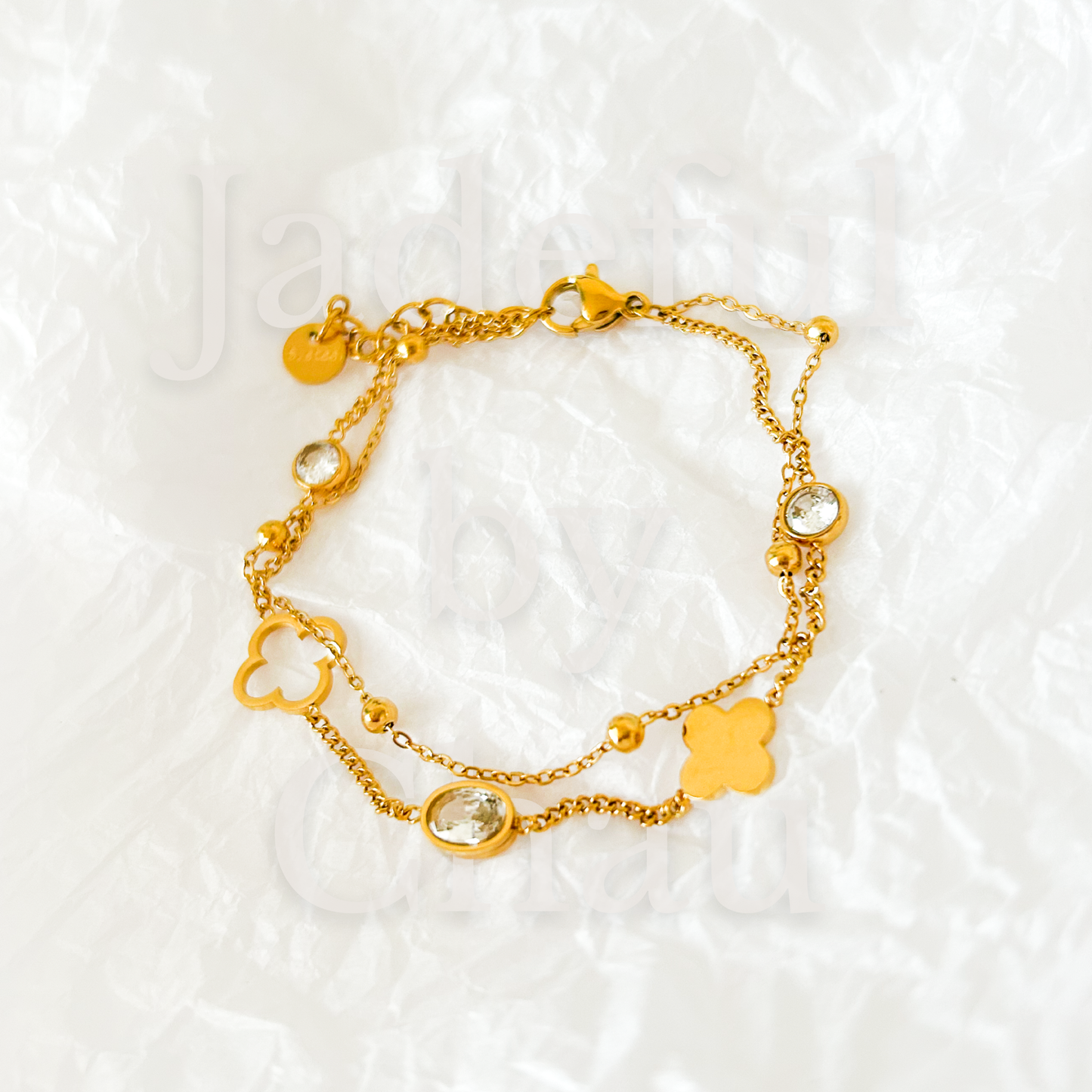 LUCKY GLEAM Armkette – Gold