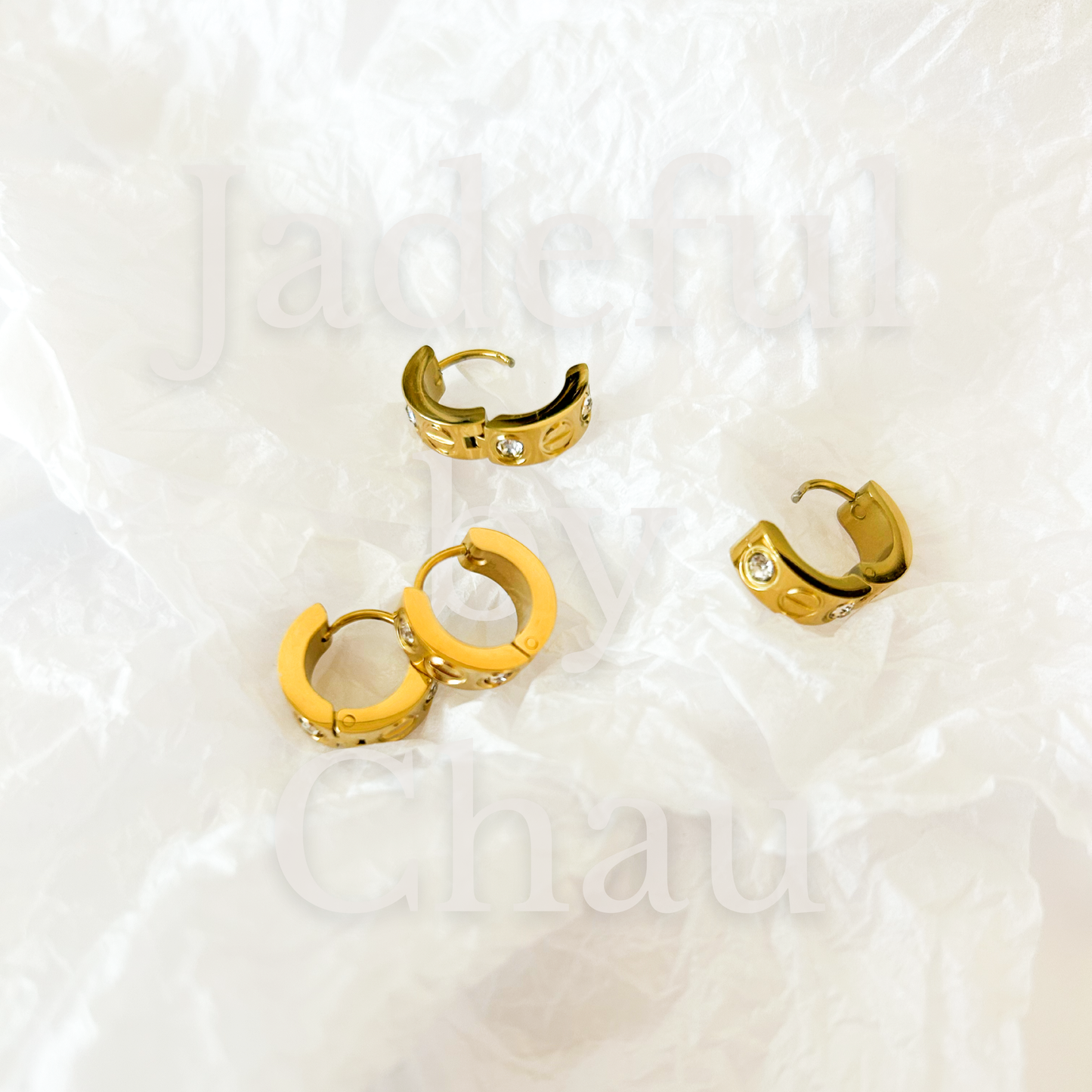 LUXE ÉCLAT Ohrringe – Gold
