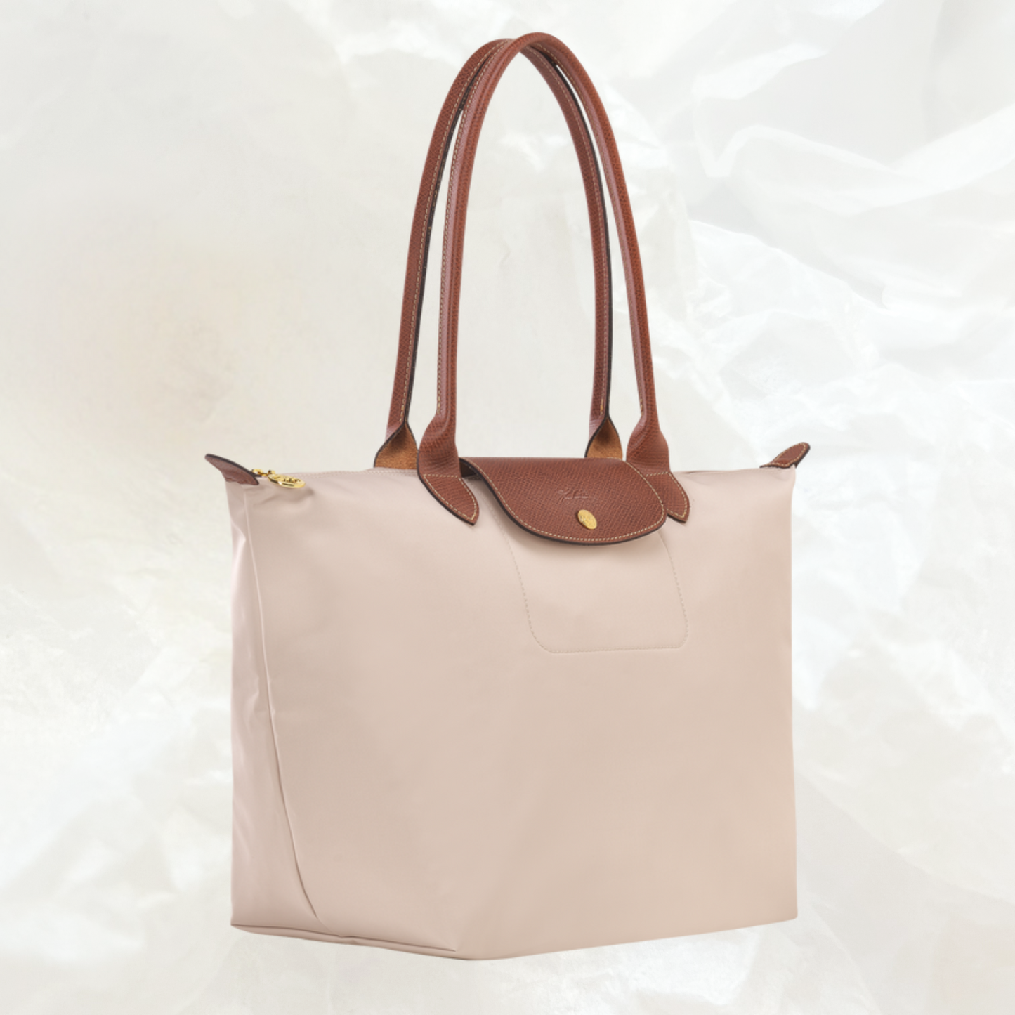 LONGCHAMP Shopper Le Pliage L – papier hellbeige