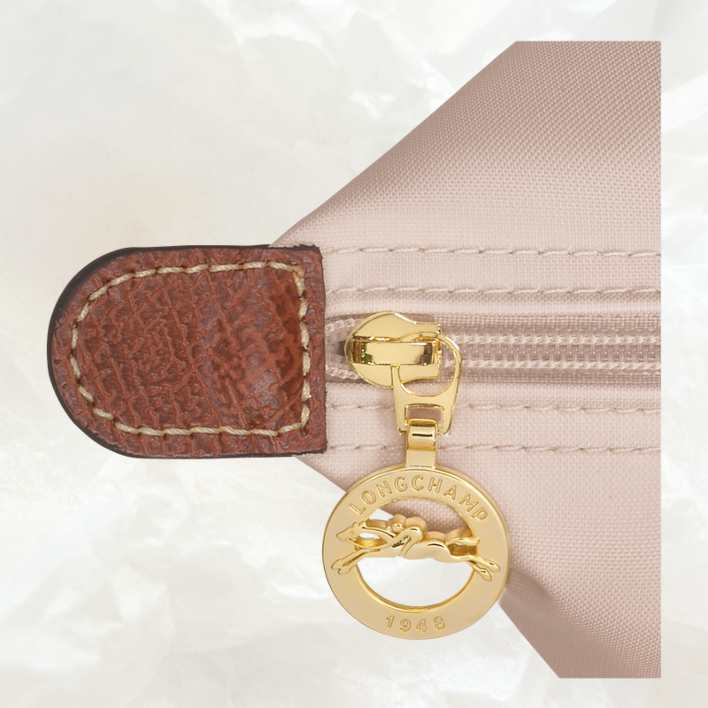 LONGCHAMP Shopper Le Pliage L – papier hellbeige
