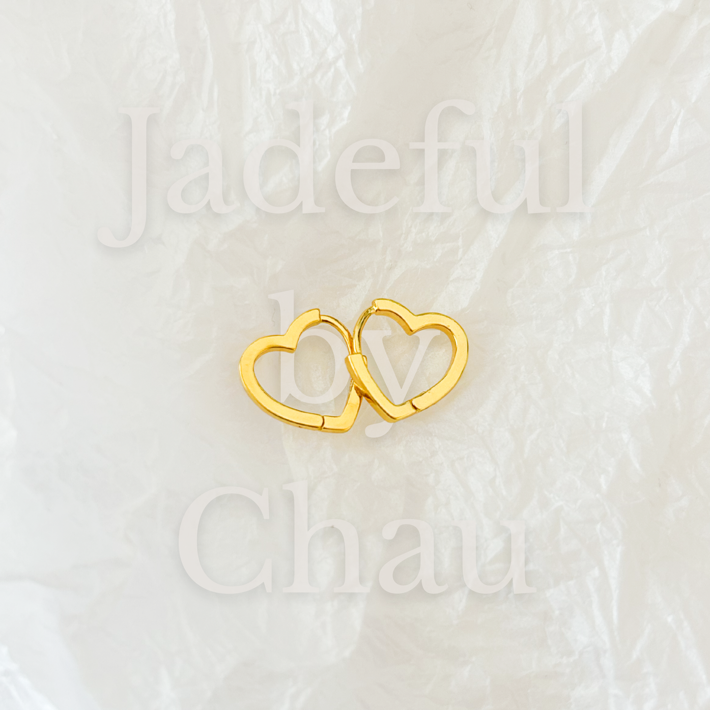 MINI HEART Hoops – Gold