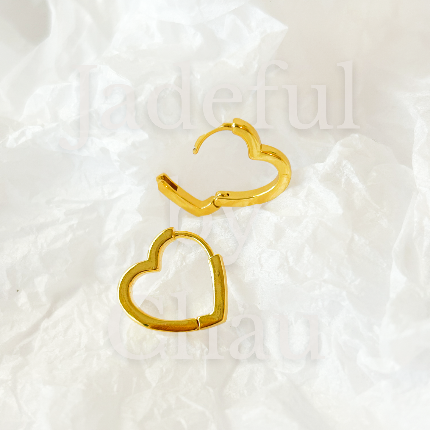 MINI HEART Hoops – Gold
