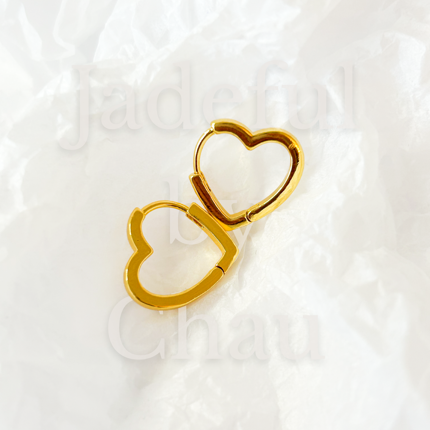 MINI HEART Hoops – Gold