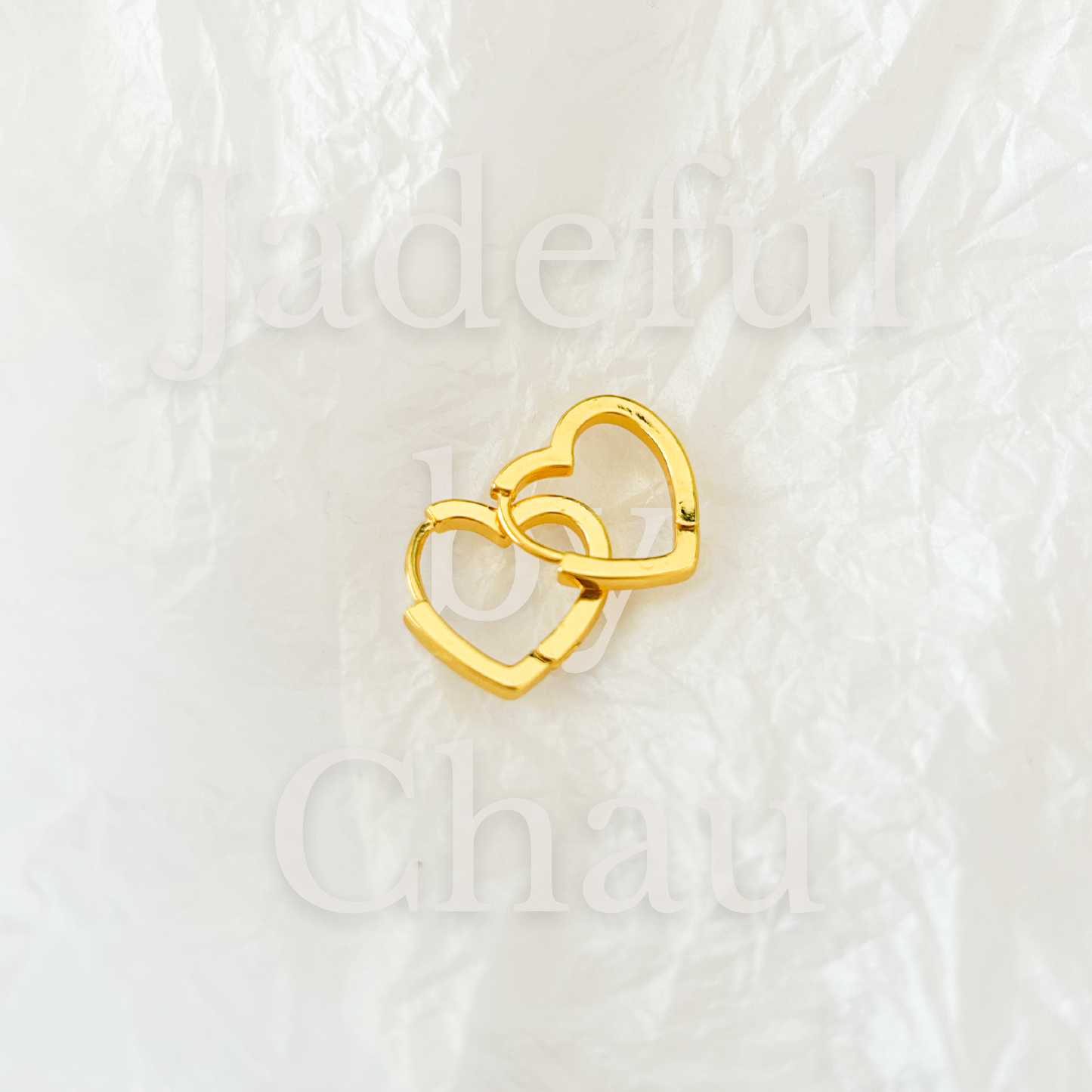 MINI HEART Hoops – Gold