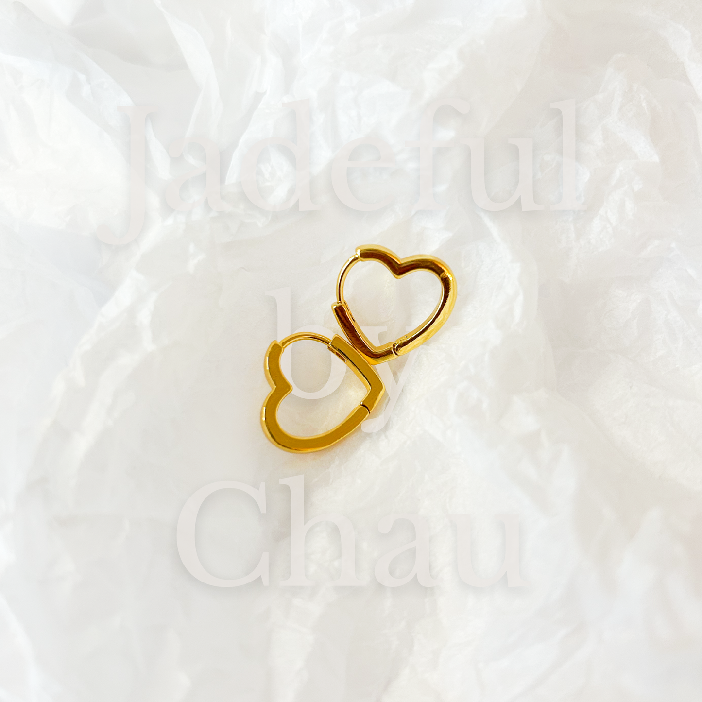 MINI HEART Hoops – Gold