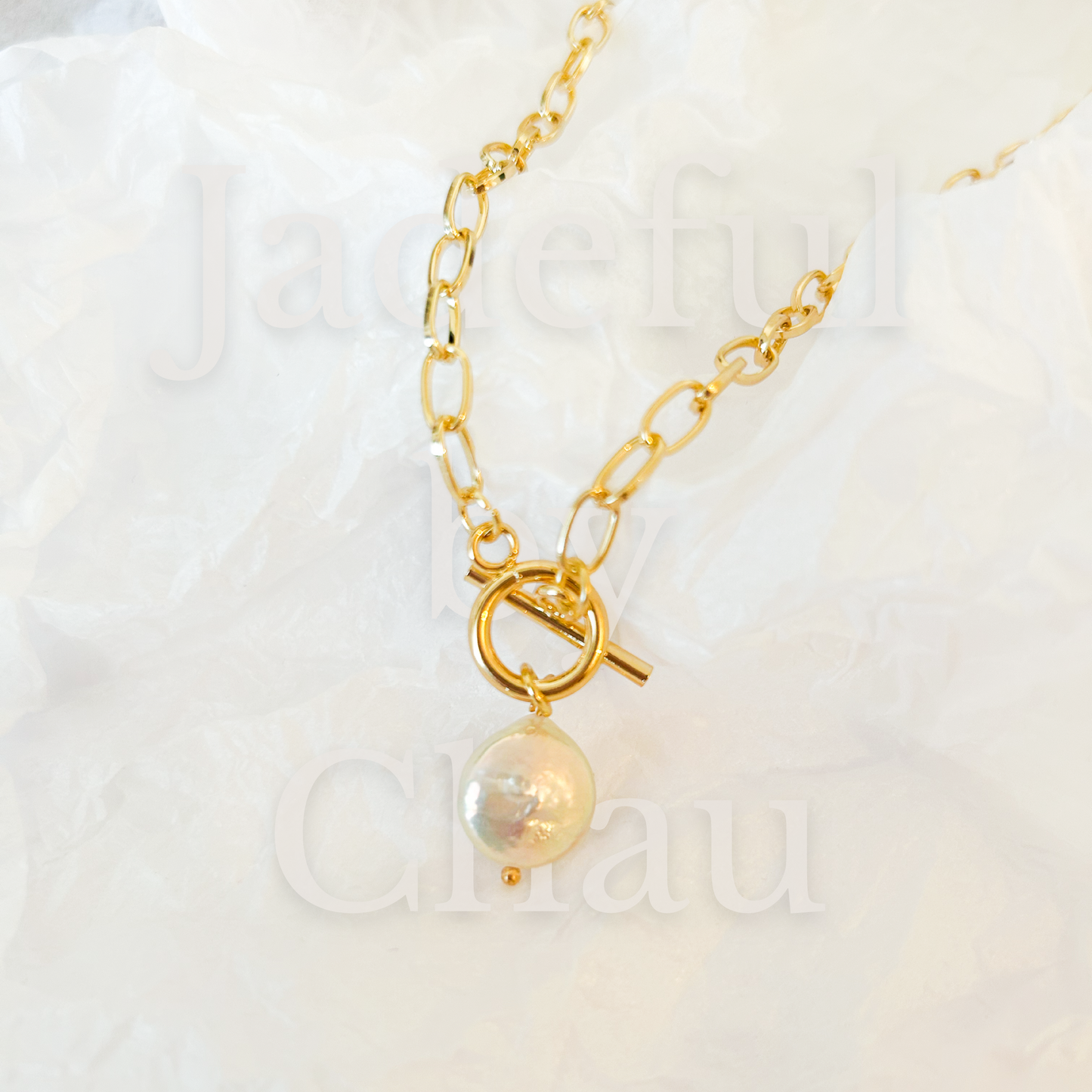 SINGLE PEARL Halskette – Gold