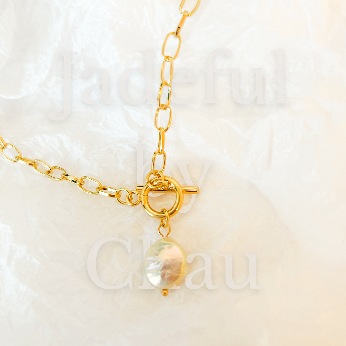SINGLE PEARL Halskette – Gold