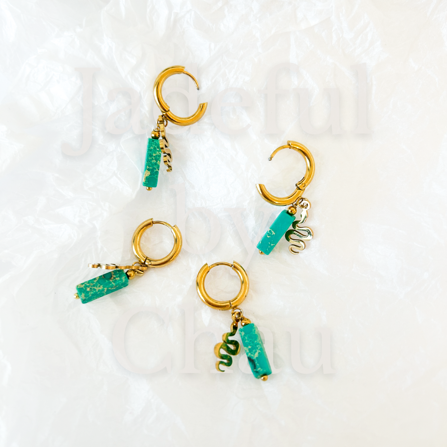 SNAKE Ohrringe – Gold