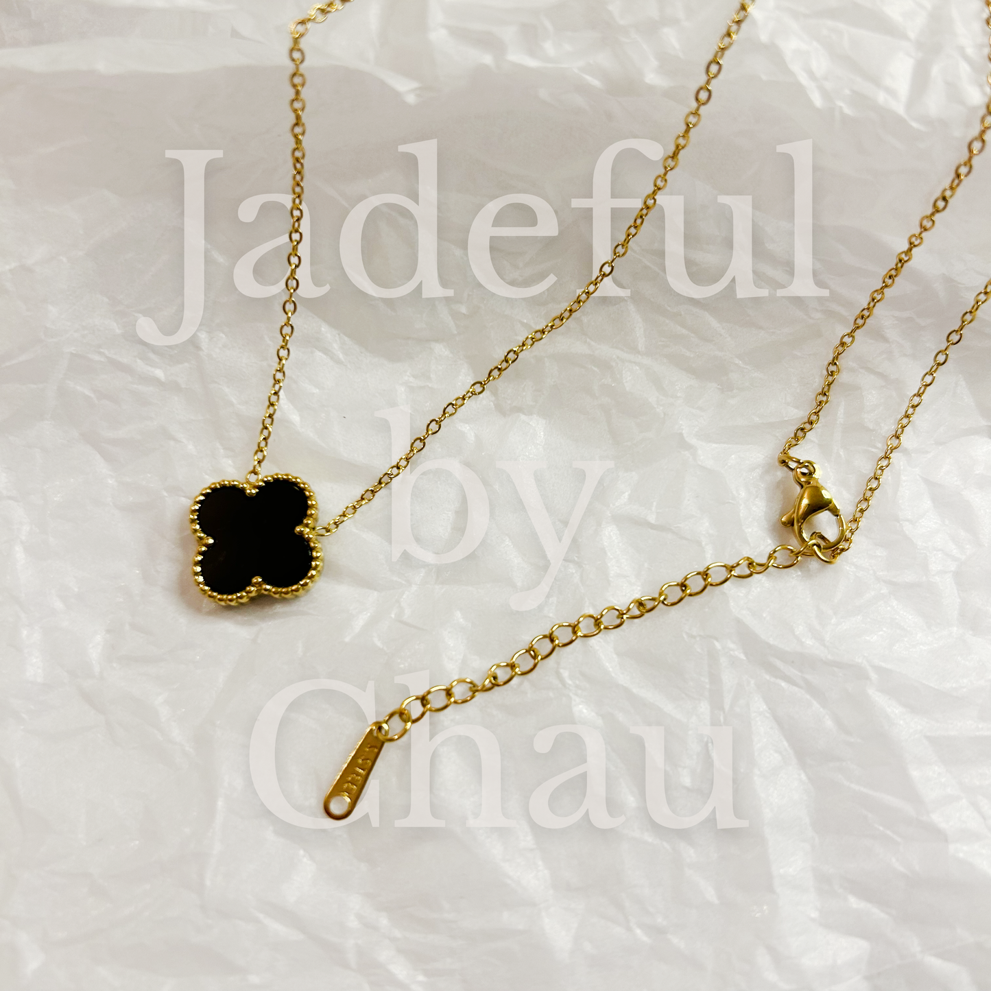 CLOVER Necklace – Black