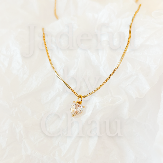 BRILLIA HEART Halskette – Gold