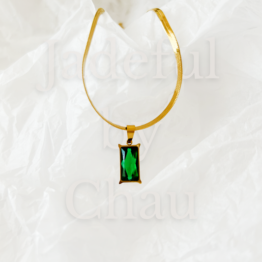 EMERALD Halskette – Gold