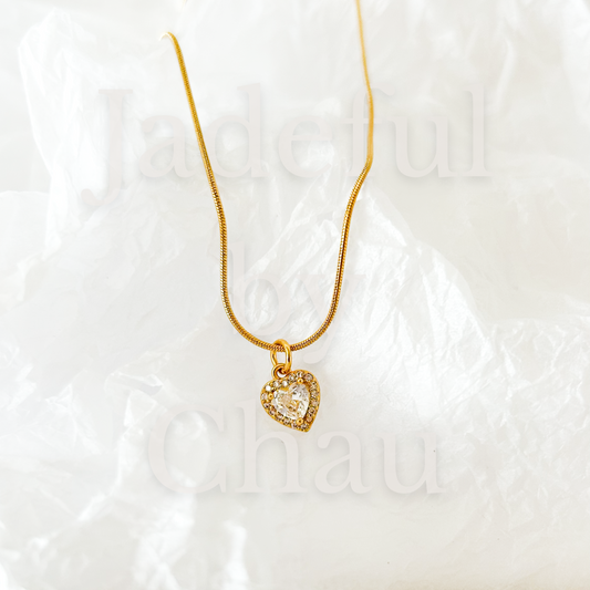 FROSTLUME HEART Halskette – Gold