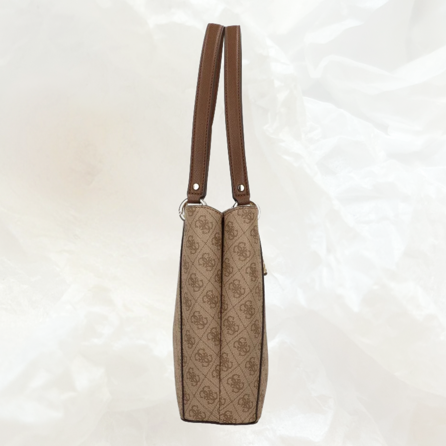 GUESS Noelle Shopper Tote Bag Handtasche – latte brown braun
