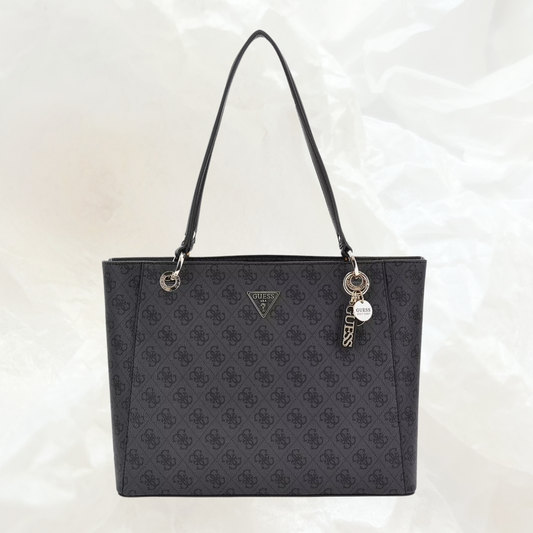 GUESS Noelle Shopper Tote Bag Handtasche – coal grau