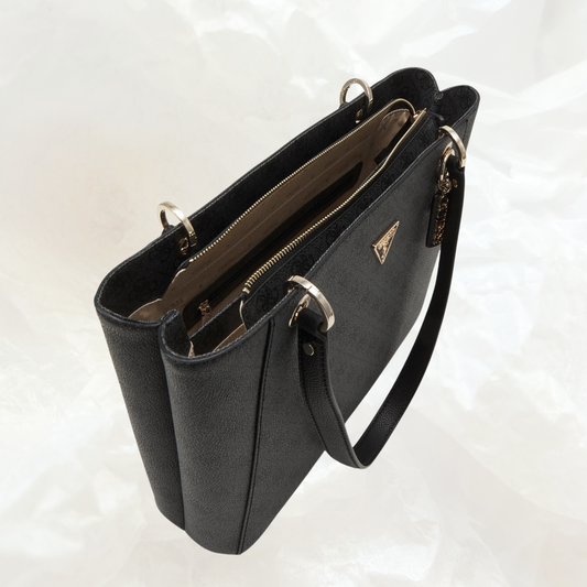 GUESS Noelle Shopper Tote Bag Handtasche – coal grau