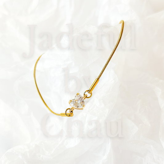 BRILLIA HEART Armkette – Gold