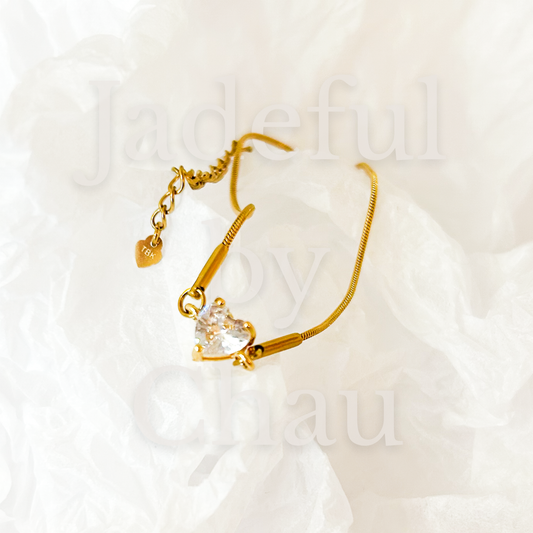 BRILLIA HEART Armkette – Gold
