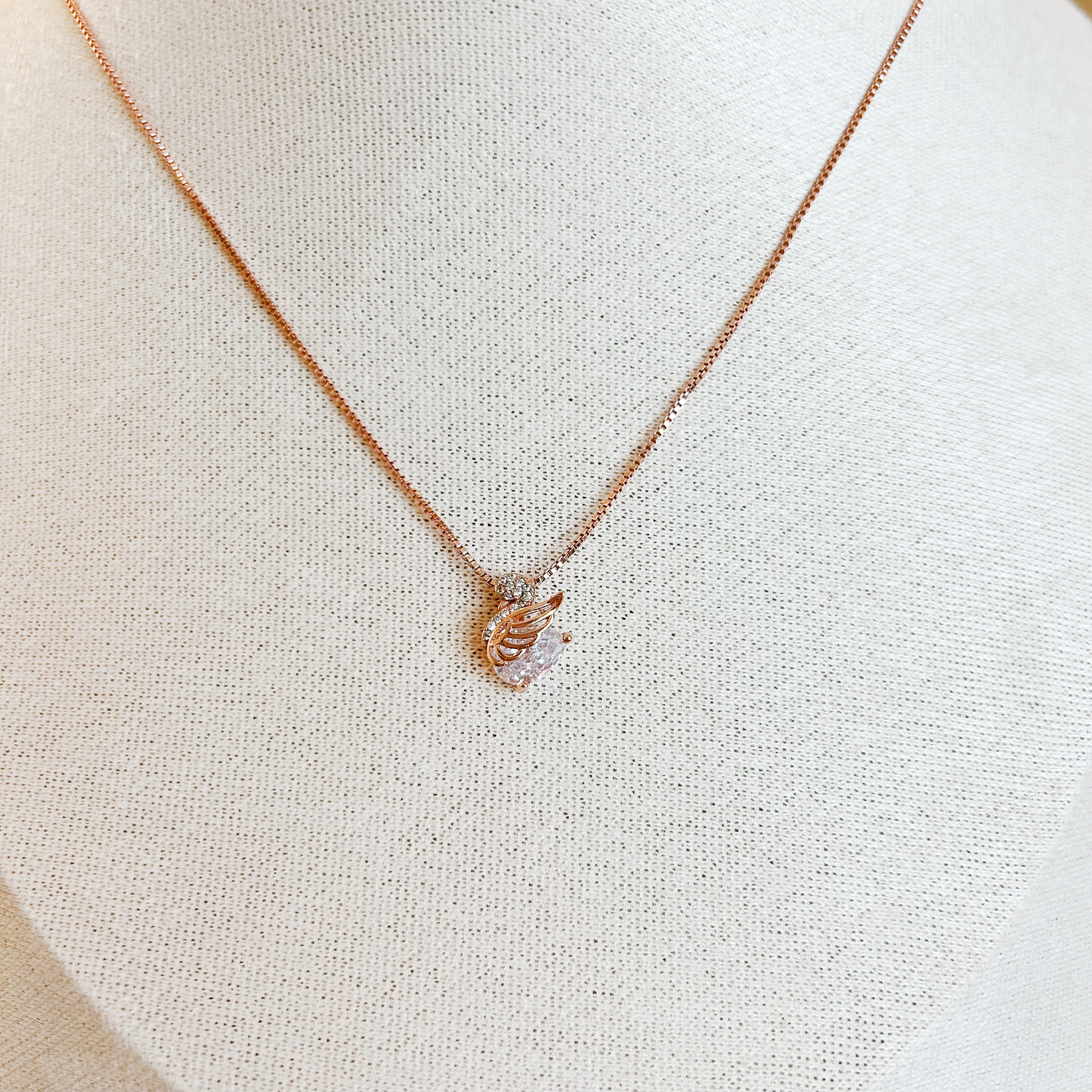 SWAN LAKE Necklace – Rose Gold 