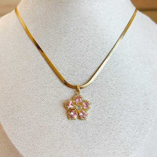 SAKURA Necklace – Gold 