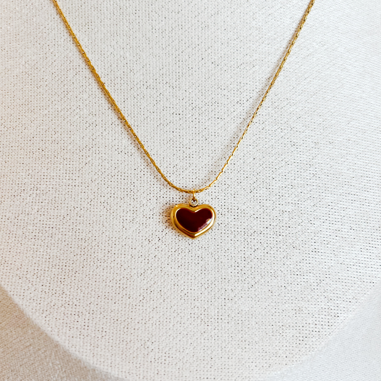 VELVET HEART Necklace – Gold
