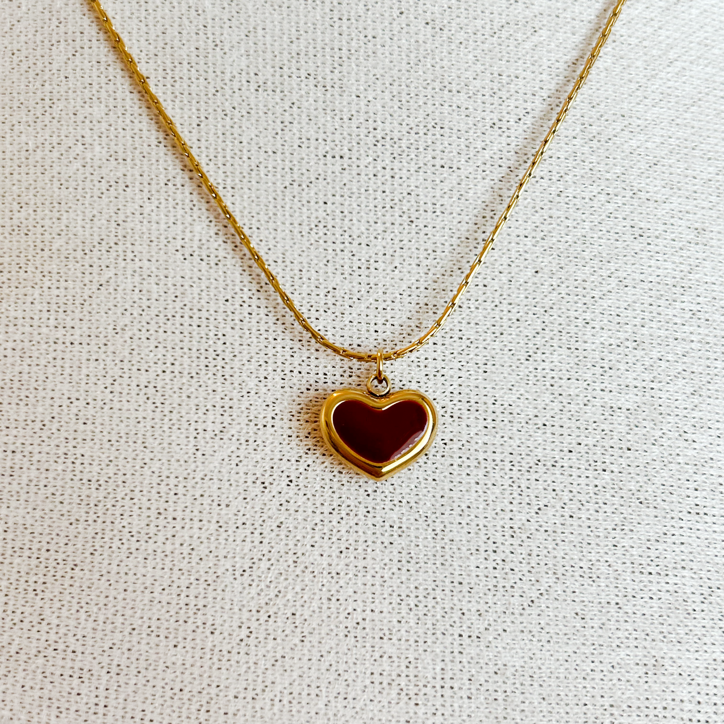 VELVET HEART Necklace – Gold