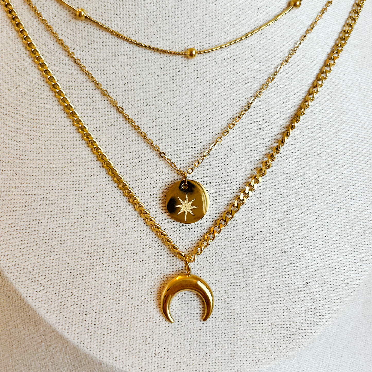 COSMIC LAYERS Necklace – Gold