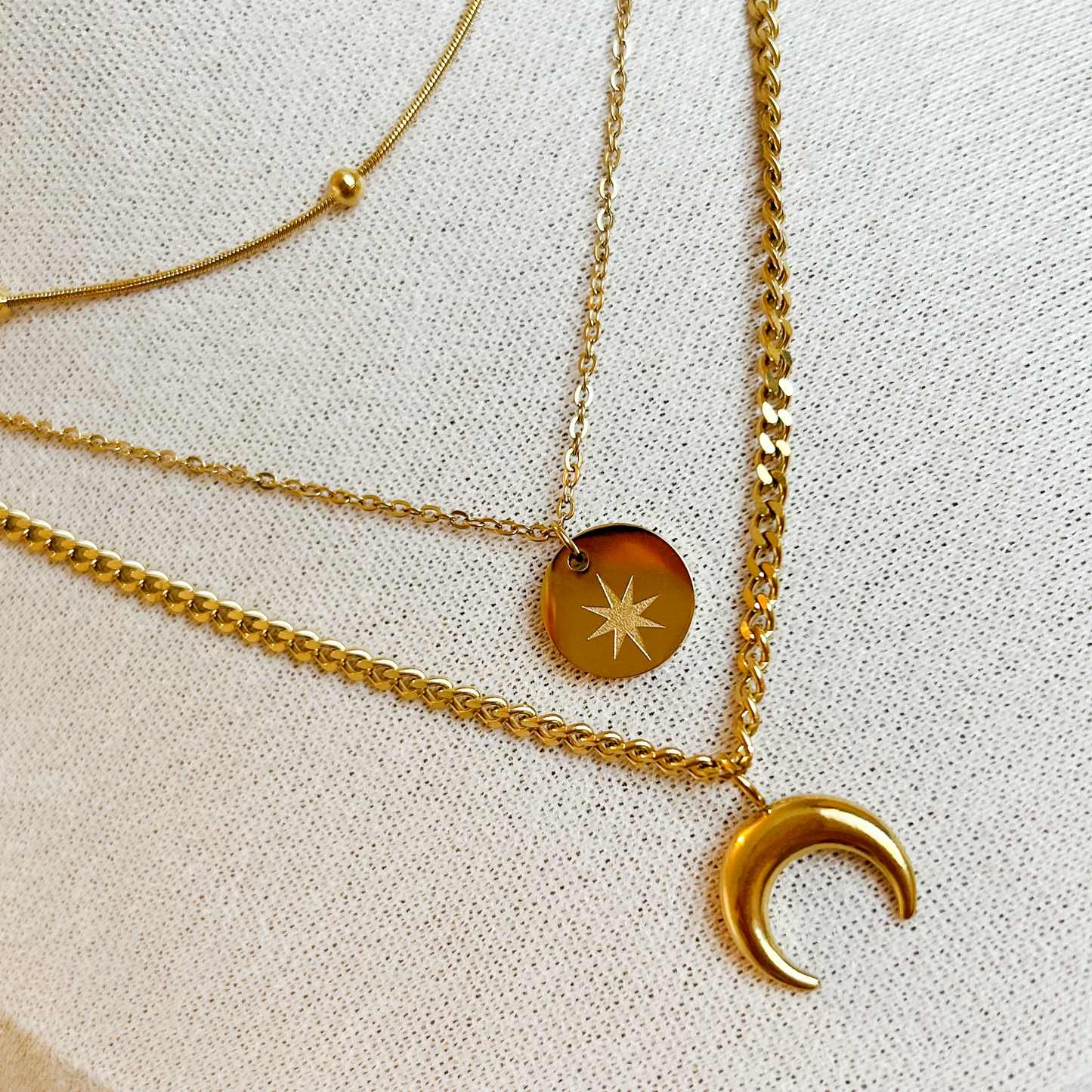 COSMIC LAYERS Necklace – Gold