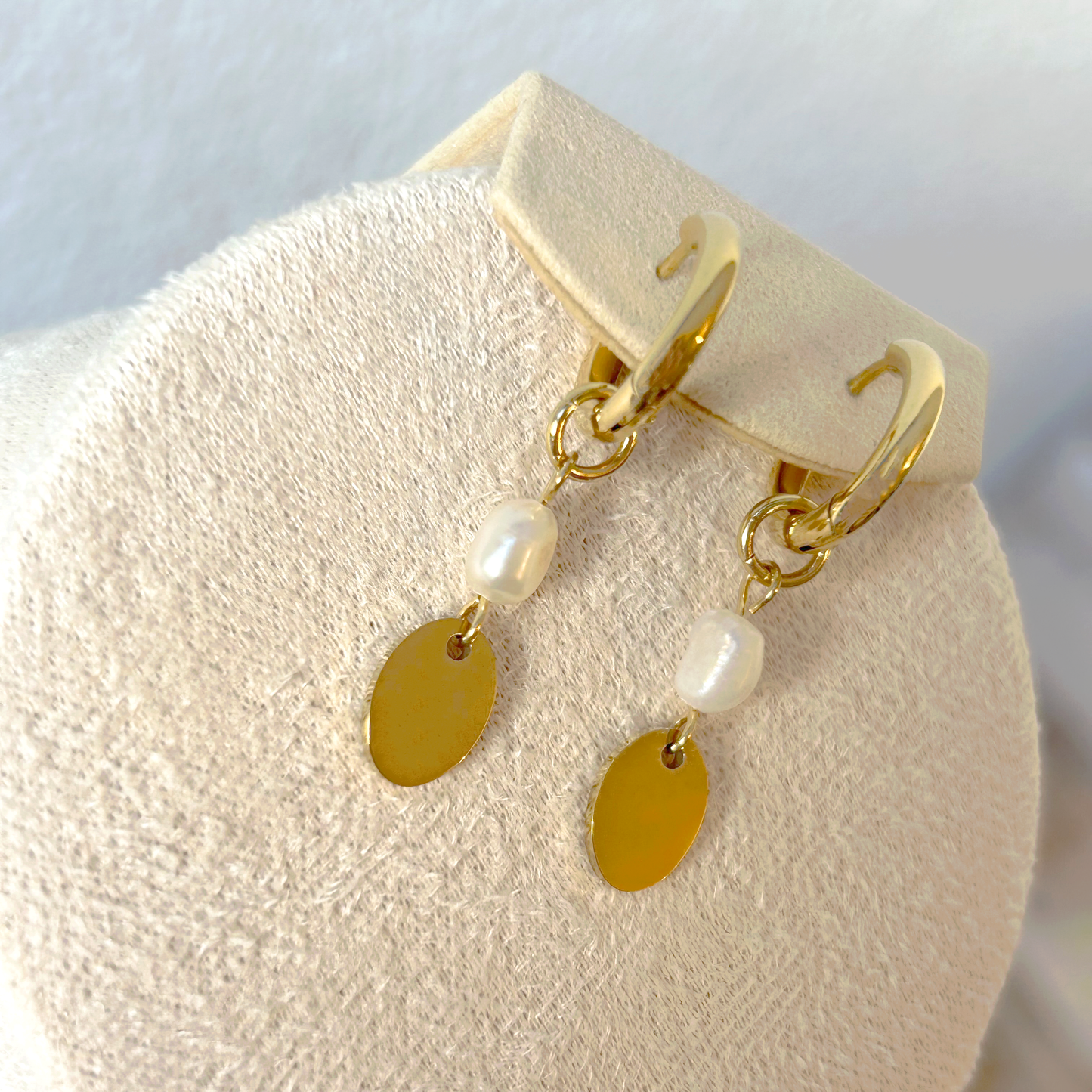 ROSÉ PEARL Ohrringe – Gold