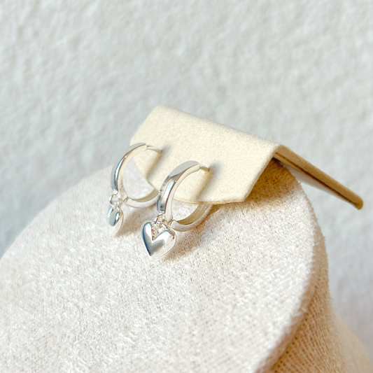 MINI LOVE Earrings – Silver 