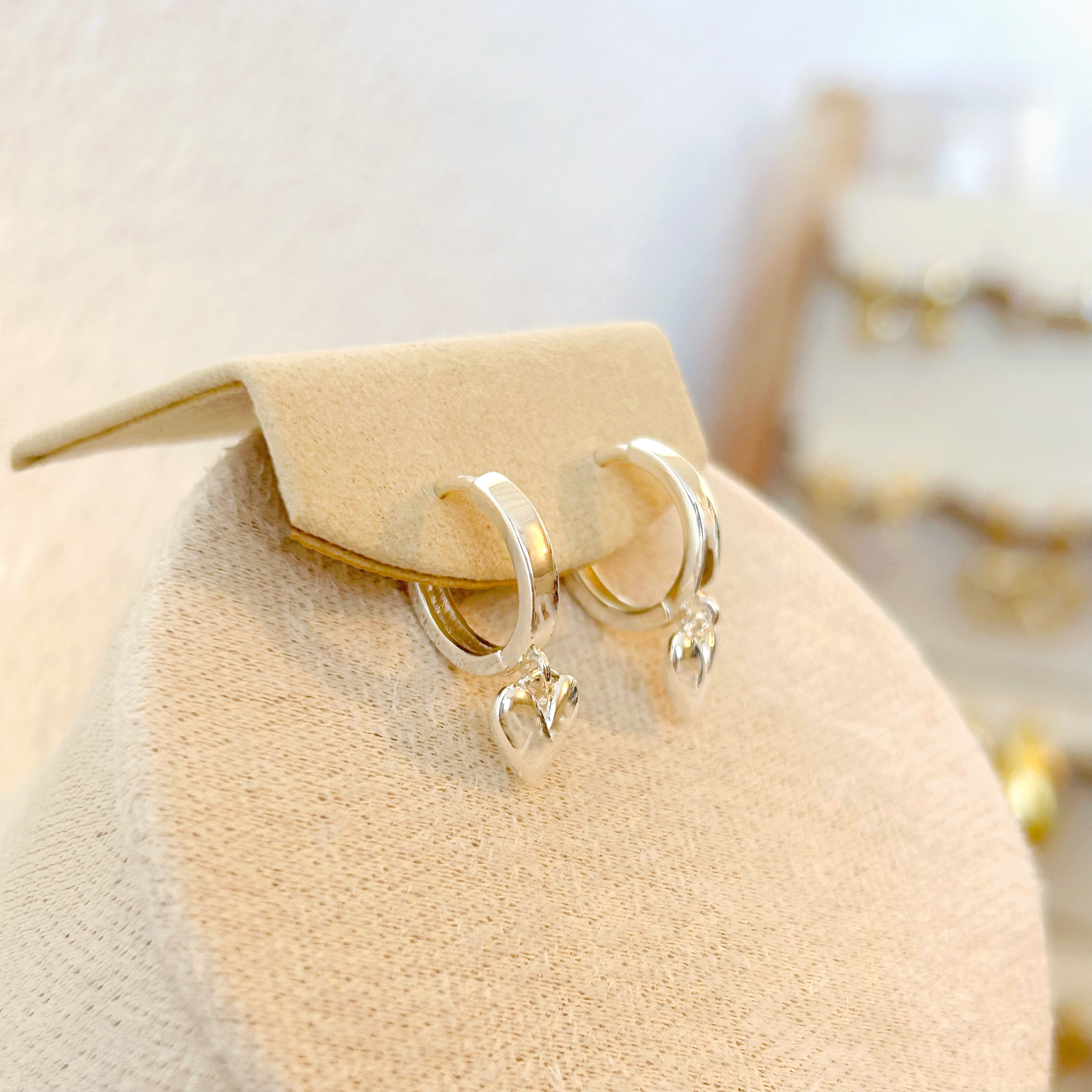 MINI LOVE Earrings – Silver 