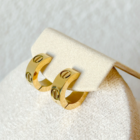 LUXE Ohrringe – Gold