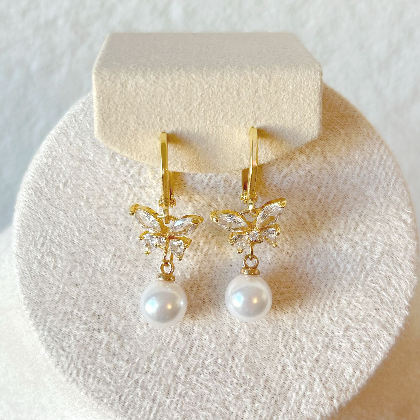 LUNA BUTTERFLY earrings – gold 