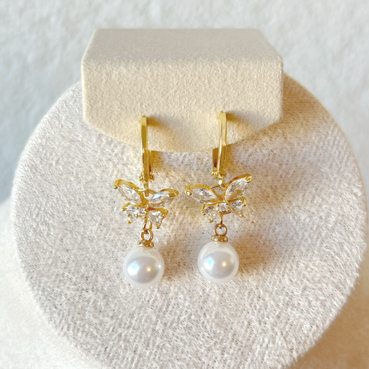 LUNA BUTTERFLY earrings – gold 