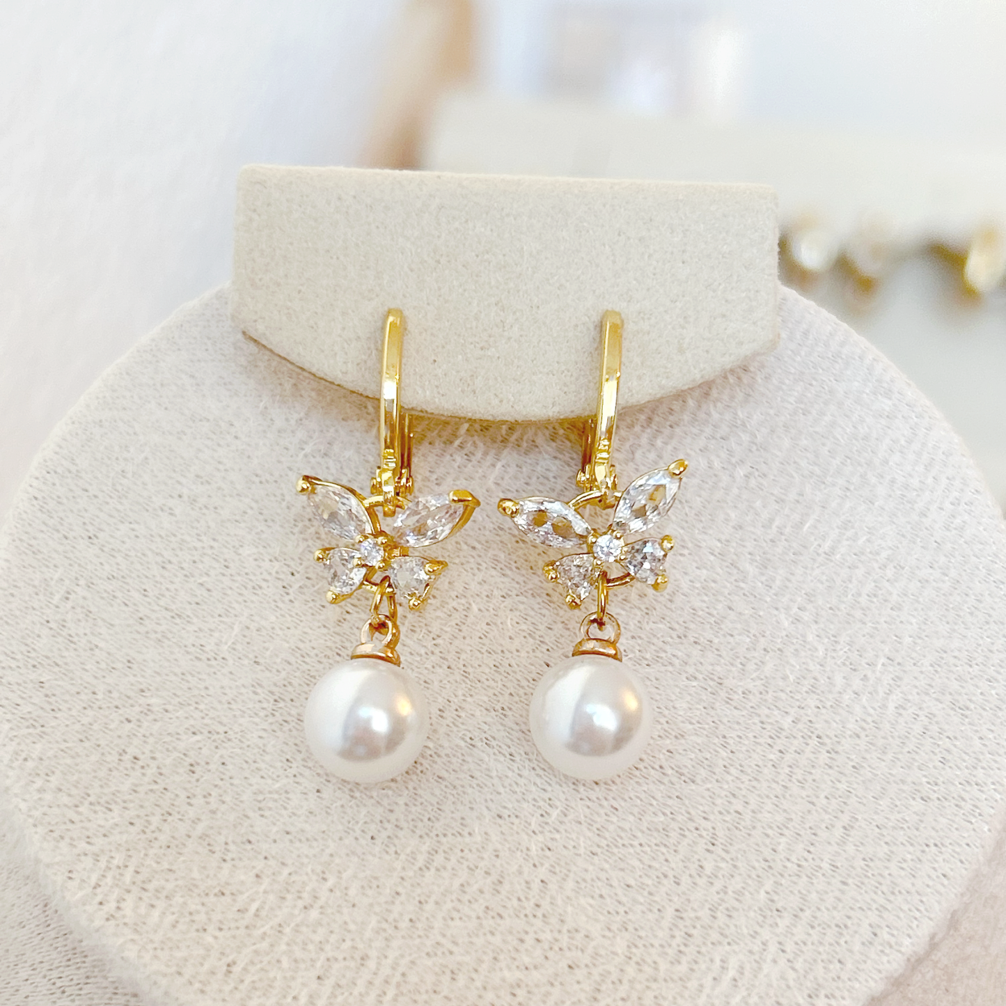 LUNA BUTTERFLY earrings – gold 